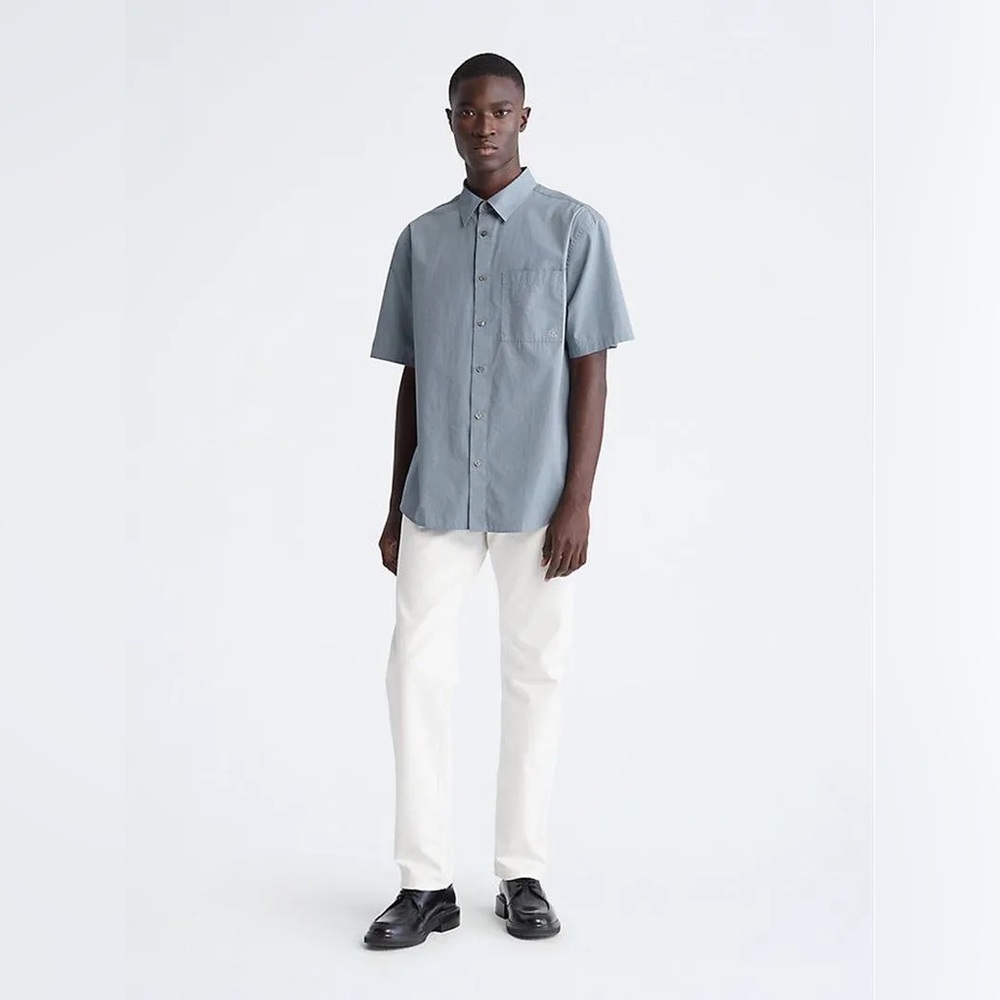Men's Light Blue Button Down Shirt